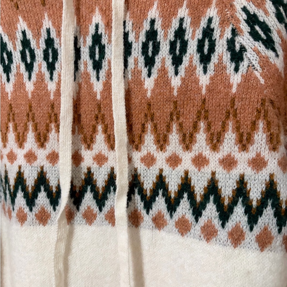 FRYE Women's Cozy Hooded Pullover Sweater Size Medium - Picture 3 of 5